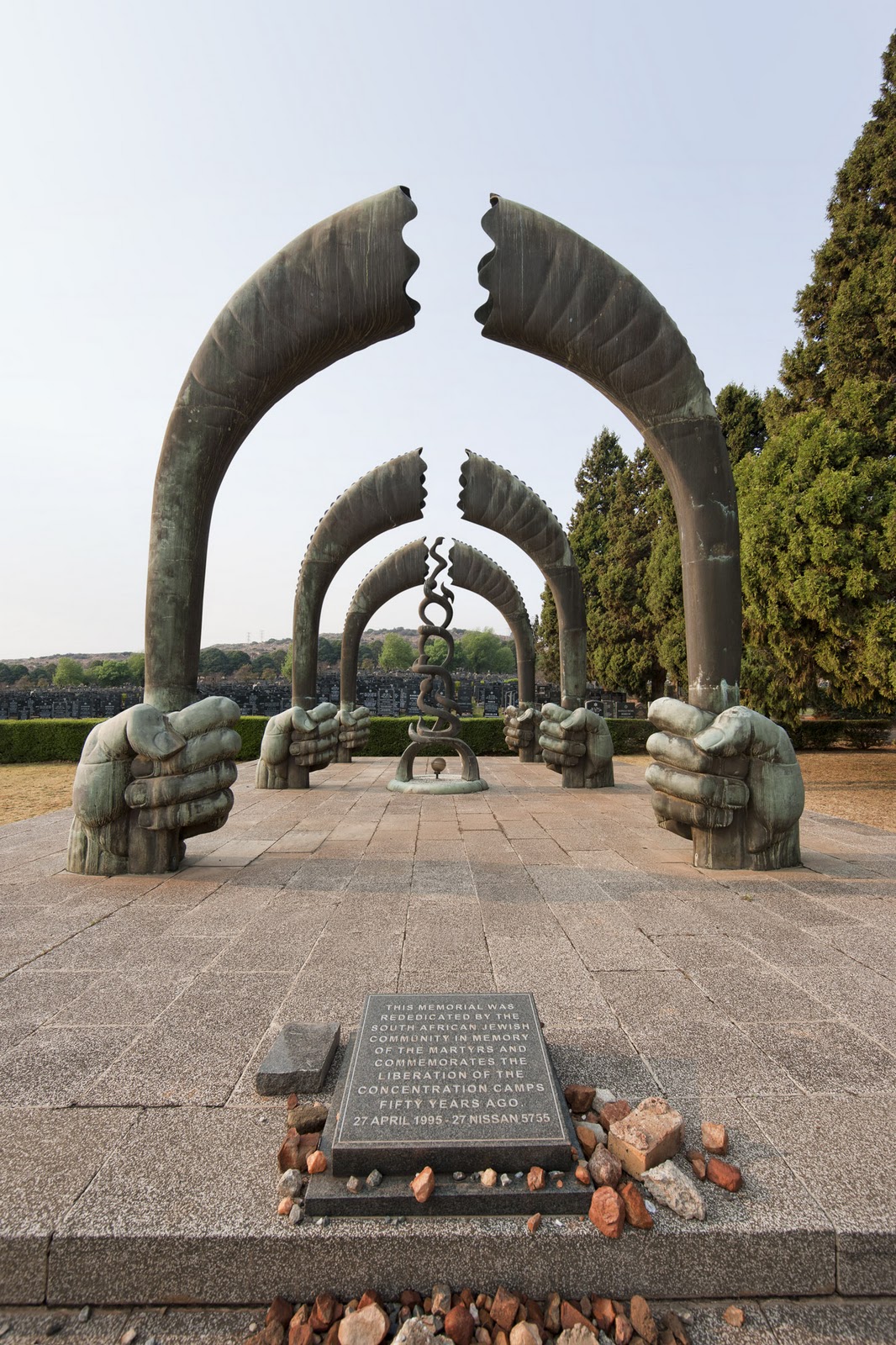 Memorial to the Six Million, Monument to the Six Million, Holocaust Memorial, Westpark Cemetery, Johannesburg